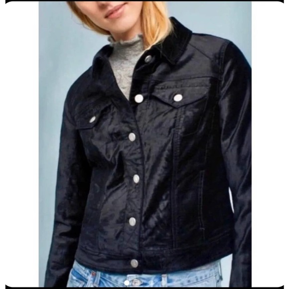 Anthropologie Pilcro and the letterpress velour jacket size Large EUC - Picture 2 of 10